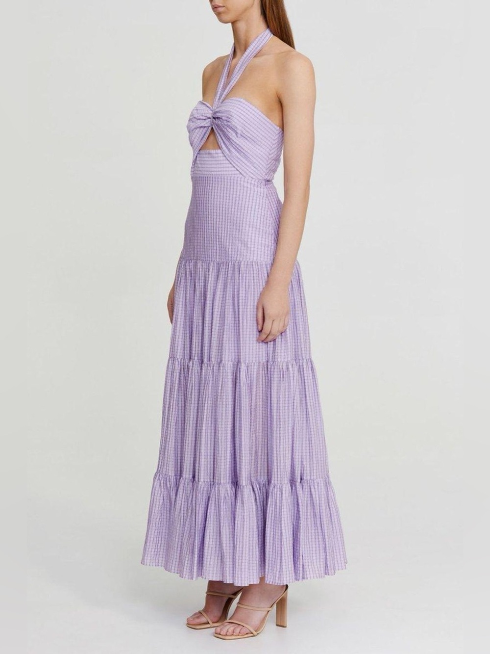 Significant Other Lilac Tuscany Halter Dress Maxi lk Zimmermann US 2 AUS 6 XS - Picture 2 of 12